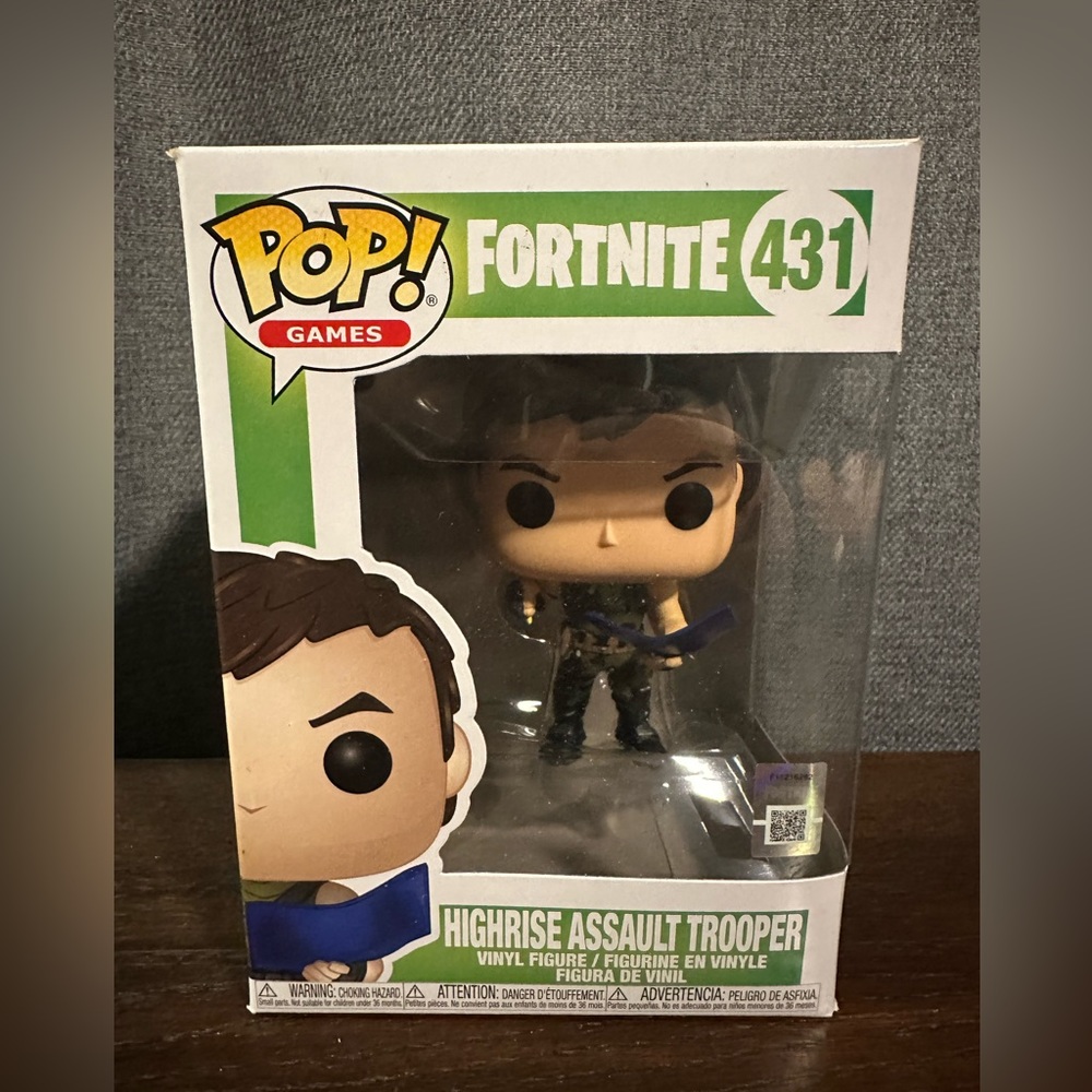 Brand New Funko Fortnite Highrise Assault Trooper 431 Pop Figure